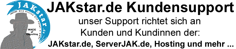 JAKstar Kundensupport